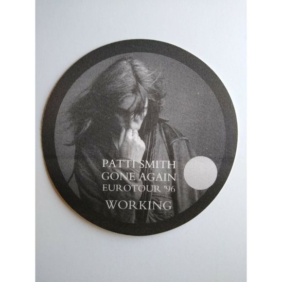 Patti Smith Backstage Pass Original Gone Again Tour Punk New Wave 1996 Working - Picture 2 of 3